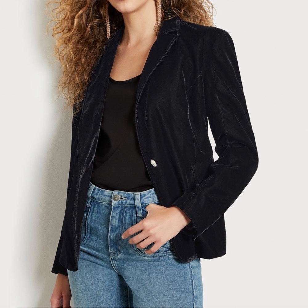 Sam Edelman - Black Velvet Blazer
